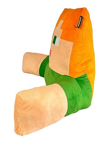 Cojín de lectura Creeper con respaldo alto y reposabrazos 'Roba' - Minecraft