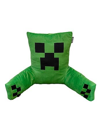 Cojín de lectura Creeper con respaldo alto y reposabrazos 'Roba' - Minecraft