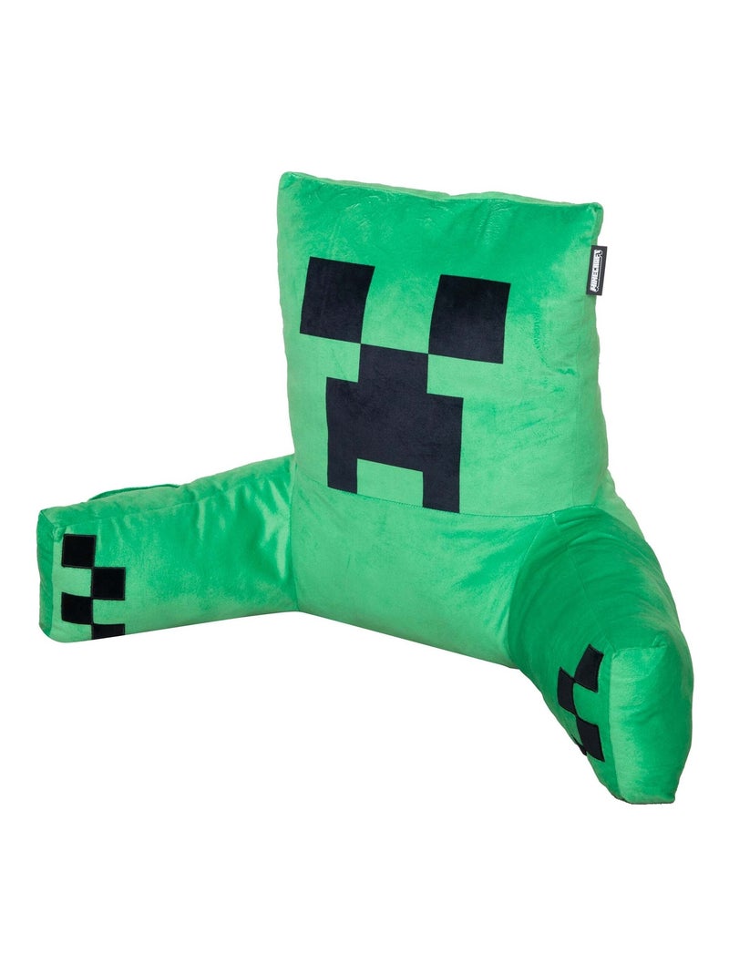 Cojín de lectura Creeper con respaldo alto y reposabrazos 'Roba' - Minecraft Verde - Kiabi