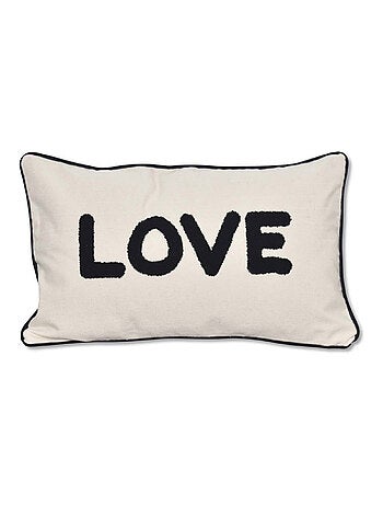 Cojín de lona "Love