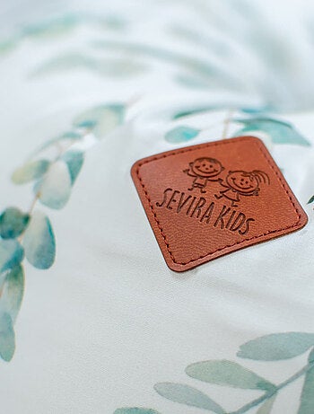 Cojín de maternidad y lactancia eucalyptus + funda | SEVIRA KIDS