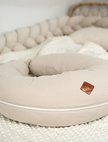 Cojín de maternidad y lactancia + funda en gasa de algodón - SEVIRA KIDS