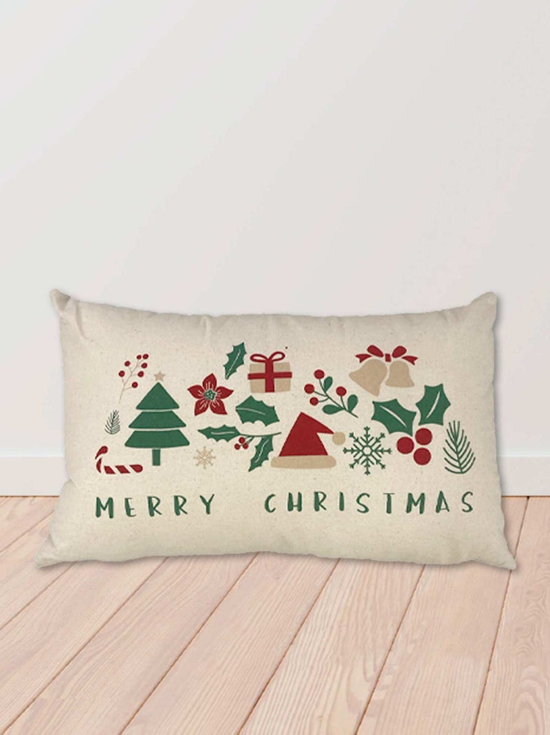 Cojín de Navidad 'Merry Christmas' multicolor - Kiabi