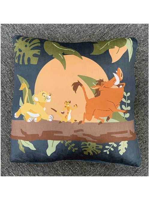 Cojín de peluche El Rey León infantil decorativo 35x35 cm, Hakuna Matata - Kiabi Cojín de peluche El Rey León infantil decorativo 35x35 cm, Hakuna Matata - Kiabi