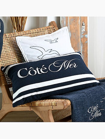 Cojín de polialgodón Côté Mer