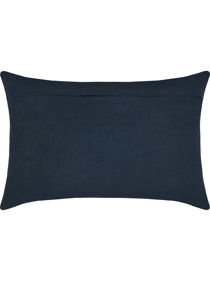 Cojín de polialgodón Côté Mer Azul marino - Kiabi