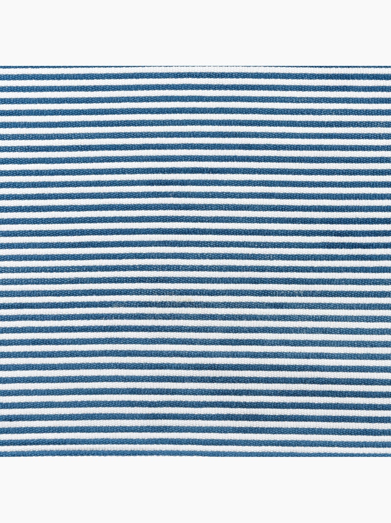 Cojín de rayas con borlas Azul - Kiabi