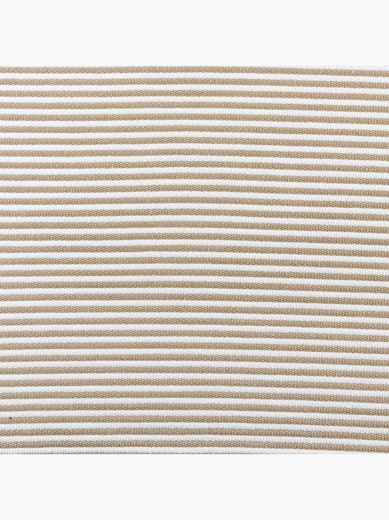 Cojín de rayas con borlas Beige - Kiabi