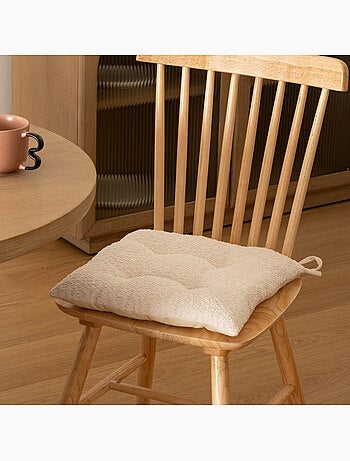 Cojín de silla bouclé