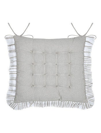 Cojín de silla con elegantes rayas verticales