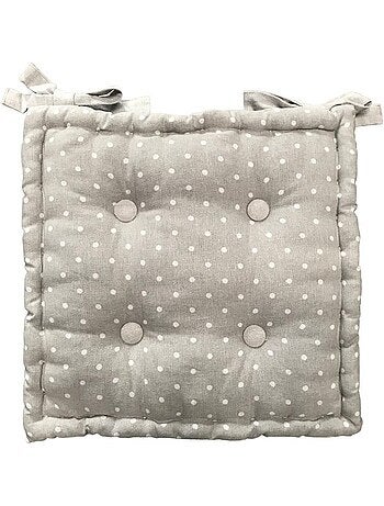 Cojín de silla con estampado de lunares