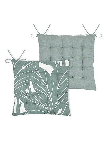 Cojín de silla con estampado floral