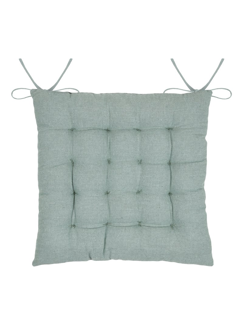 Cojín de silla con estampado floral Verde - Kiabi