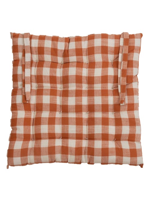 Cojín de silla con estampado vichy - Kiabi