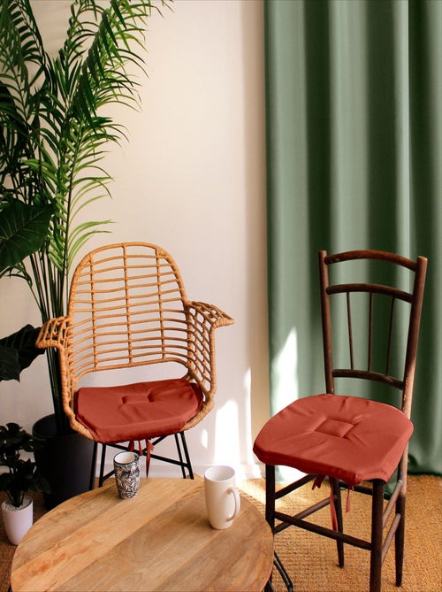 Cojín de silla con solapas y lazos - Kiabi