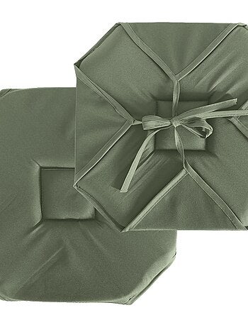 Cojín de silla con solapas y lazos