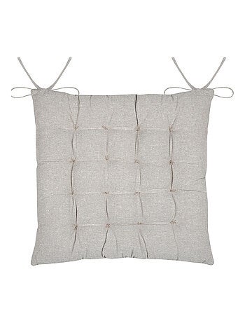 Cojín de silla estampado con motivo floral primaveral