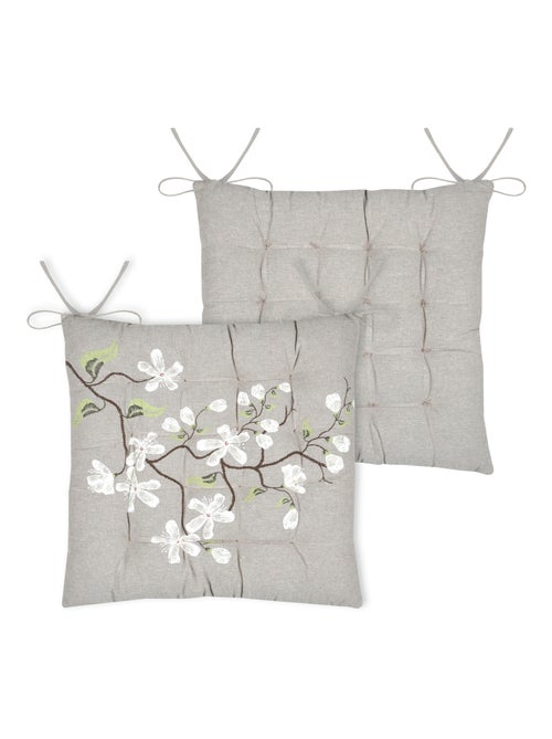 Cojín de silla estampado con motivo floral primaveral - Kiabi