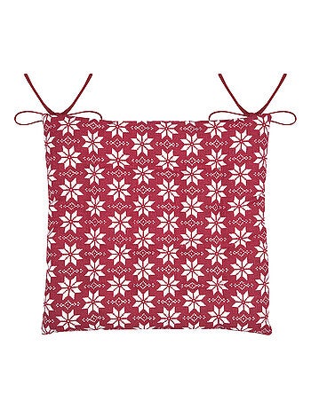 Cojín de silla estilo chalet tradicional en algodón