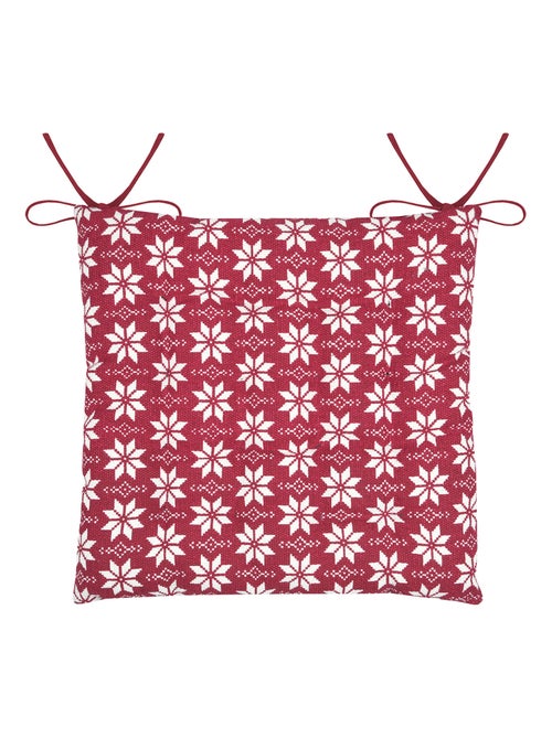 Cojín de silla estilo chalet tradicional en algodón - Kiabi