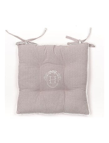 Cojín de silla estilo hogar con encaje