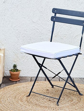 Cojín de silla exterior impermeable y desenfundable