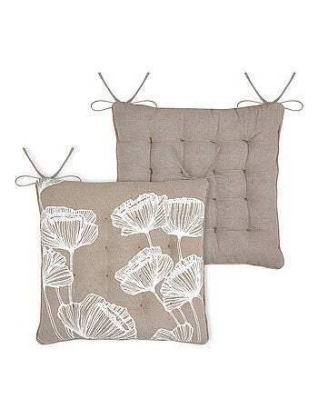 Cojín de silla floral de ambiente relajante