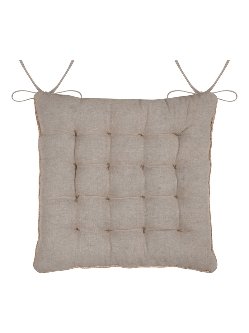 Cojín de silla floral de ambiente relajante Beige concha - Kiabi