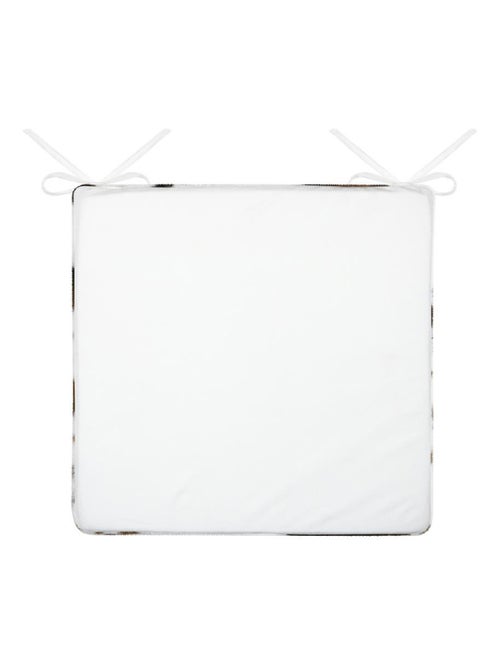 Cojín de silla imitación piel de vaca - Kiabi
