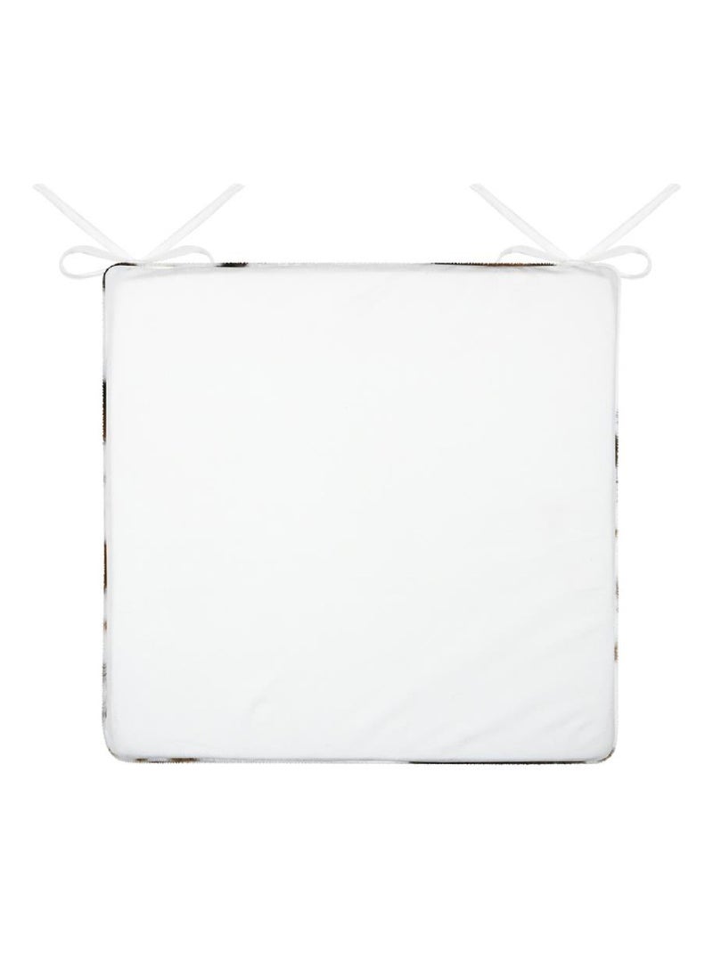 Cojín de silla imitación piel de vaca Marrón oscuro - Kiabi