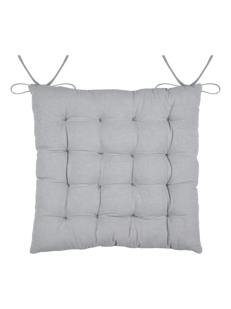 Cojín de silla ski de algodón Gris - Kiabi