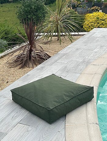 Cojín de suelo Gris interior/exterior