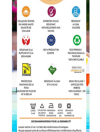 Cojín de suelo Gris interior/exterior