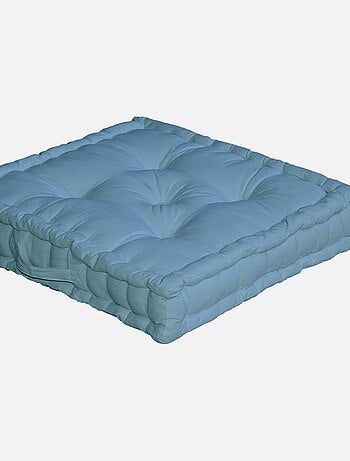 Cojín de suelo liso de puro algodón