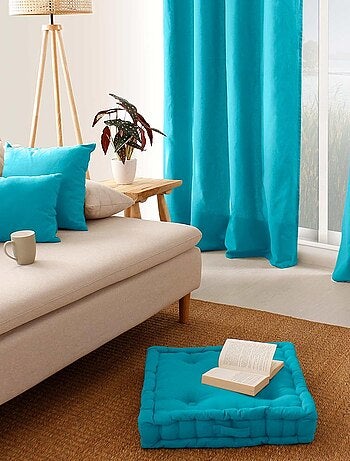 Cojín de suelo liso de puro algodón