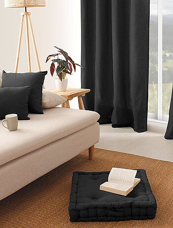 Cojín de suelo liso de puro algodón