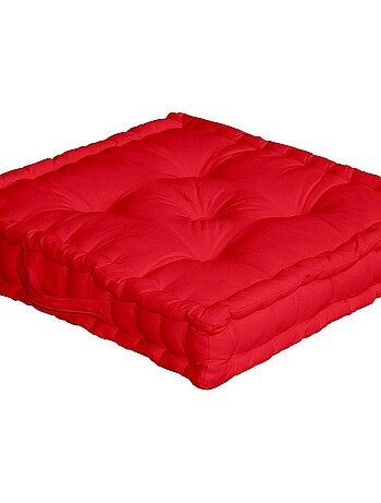 Cojín de suelo liso de puro algodón