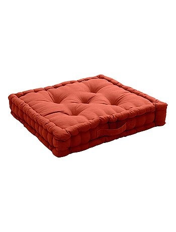 Cojín de suelo liso de puro algodón