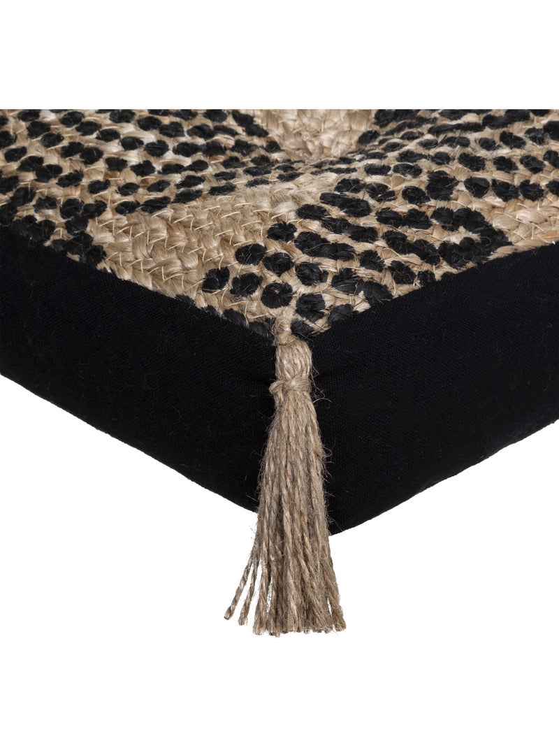 Cojín de suelo Mandala Negro - Kiabi