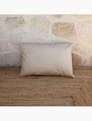 Cojín de tela para exteriores recubierta e impermeable