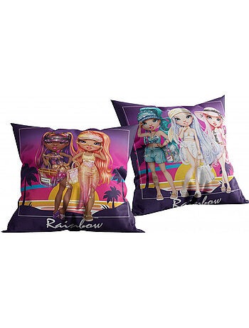 Cojín decorativo cmp 'rainbow' dream team 40 x 40 cm poliéster estampado