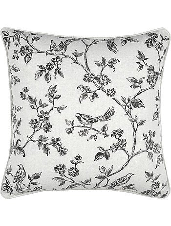 Cojín decorativo con estampado floral