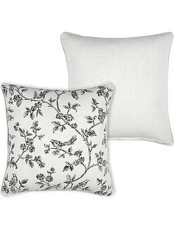 Cojín decorativo con estampado floral