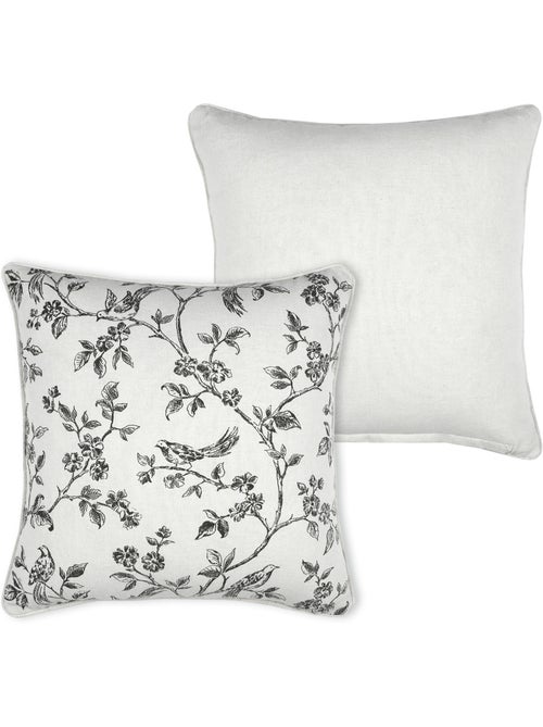 Cojín decorativo con estampado floral - Kiabi