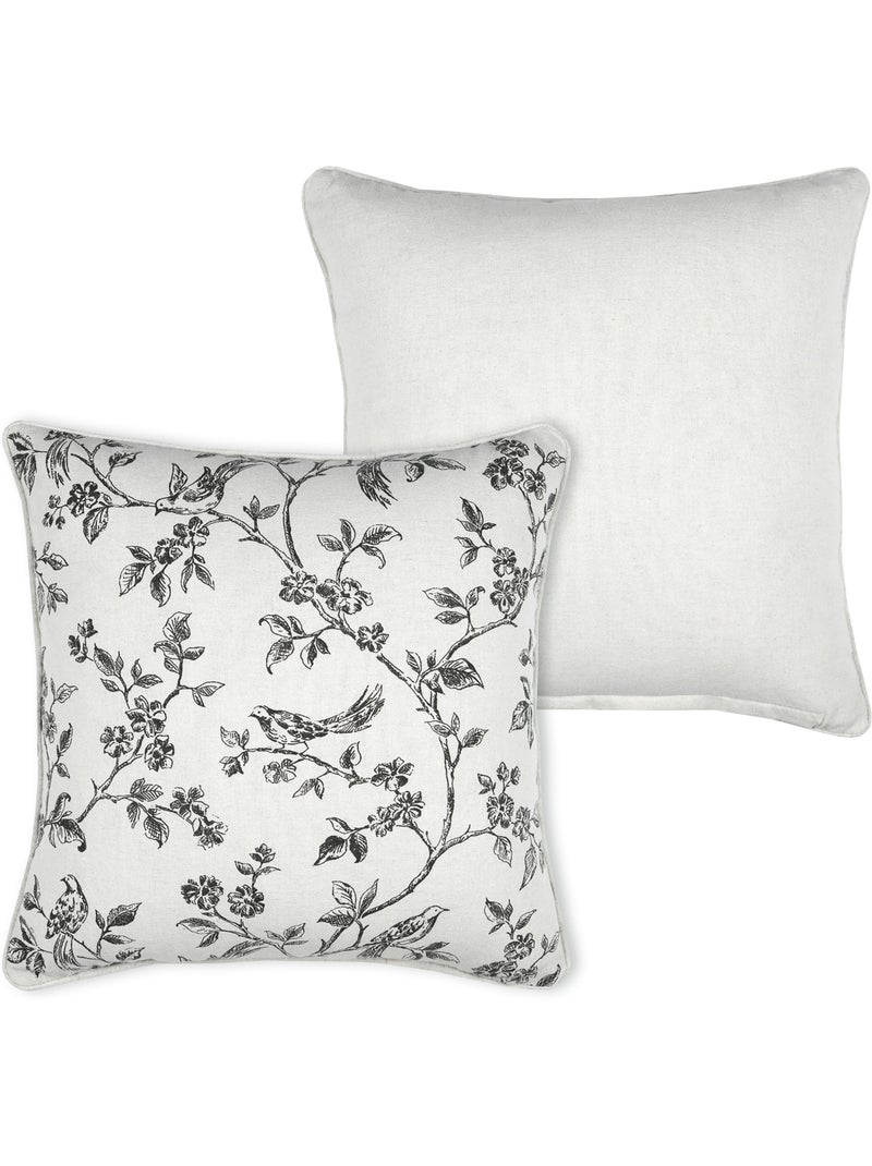 Cojín decorativo con estampado floral Crudo - Kiabi