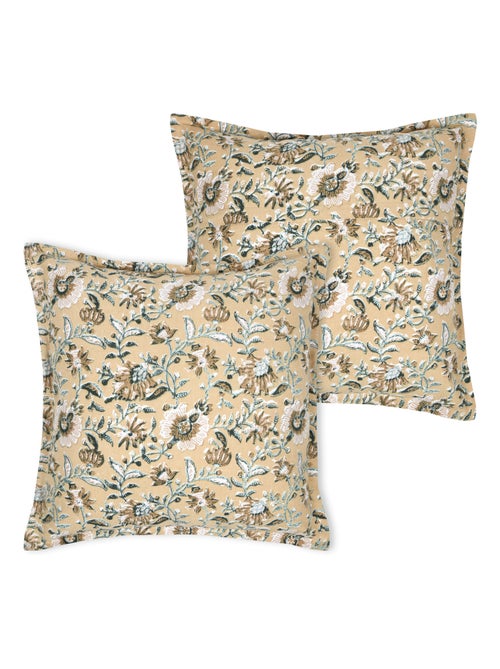 Cojín decorativo con estampado vegetal gráfico - Kiabi
