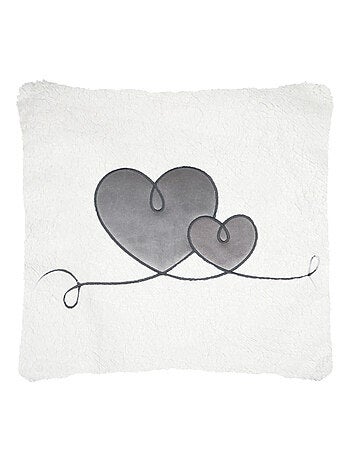 Cojín decorativo con motivo de corazón
