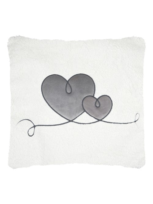 Cojín decorativo con motivo de corazón - Kiabi