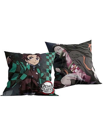 Cojín decorativo cuadrado demon slayer 40 x 40 cm – poliéster