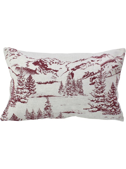 Cojín decorativo de estilo montañés con funda extraíble - Kiabi Cojín decorativo de estilo montañés con funda extraíble - Kiabi